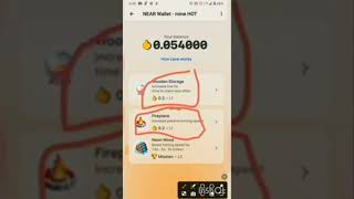 How to mine Hot coin on near wallet screenshot 1