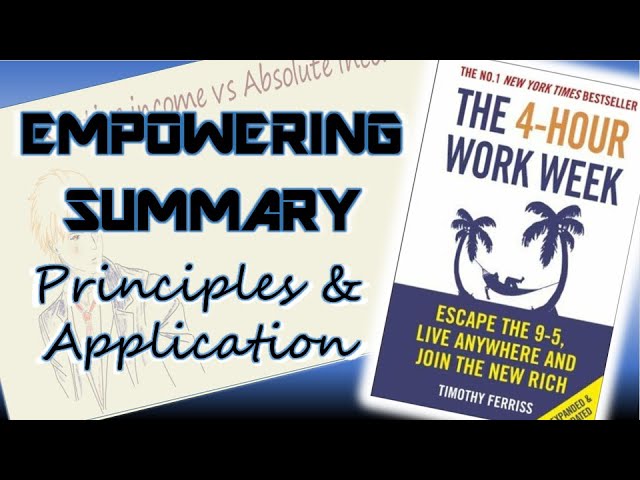 The 4 Hour Workweek; Tim Ferris; animated book summary. Escape the rat race u0026 join the new rich! class=