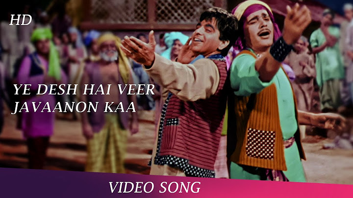 Yeh Desh Hai Veer Jawanon Ka | Naya Daur | Dilip Kumar | Vyjayantimala | Patriotic Song 2025