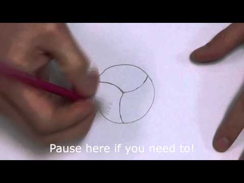How to Draw a Volleyball