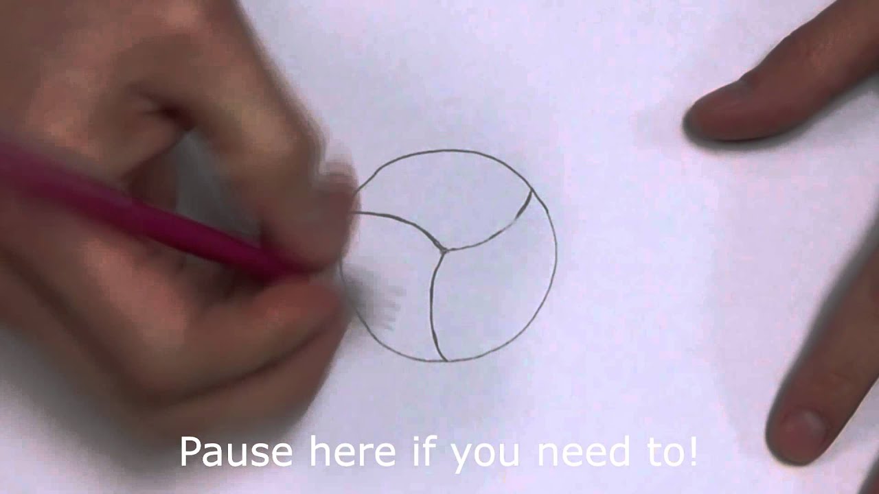 How to Draw a Volleyball - YouTube