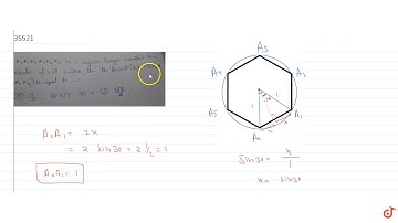 JEE MAINS 2018 `A_0, A_1 ,A_2, A_3, A_4, A_5` be a regular hexagon inscribed in a circle of unit...