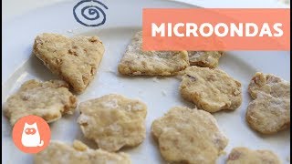biscoito caseiro para cachorro ou gato no microondas