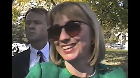 1992 - Hillary Rodham Clinton Visit/The University of Kansas KU