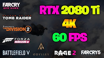 RTX 2080 Ti 4K 60FPS (Test in 8 Games)