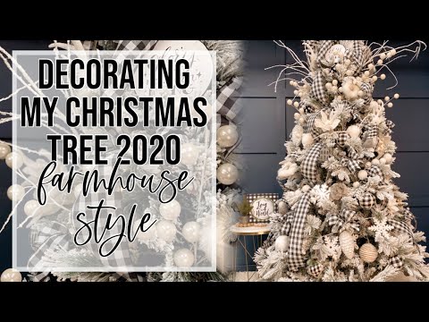 Decorating My Christmas Tree 2020 | Farmhouse Christmas