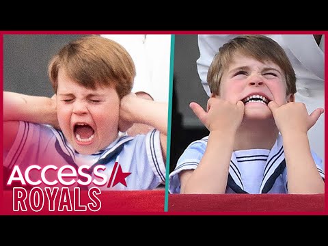 Prince Louis Steals The Show & Amuses Queen Elizabeth With Epic Faces At Trooping The Colour