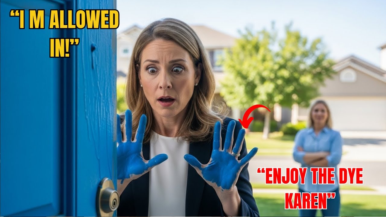 HOA—Karen Won’t Stop Breaking Into My House… So I Rigged My Door Post With Blue Paint!