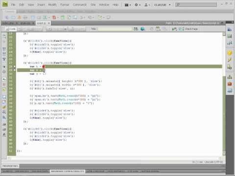 jQuery Basics Part 3/4 - Tootorials
