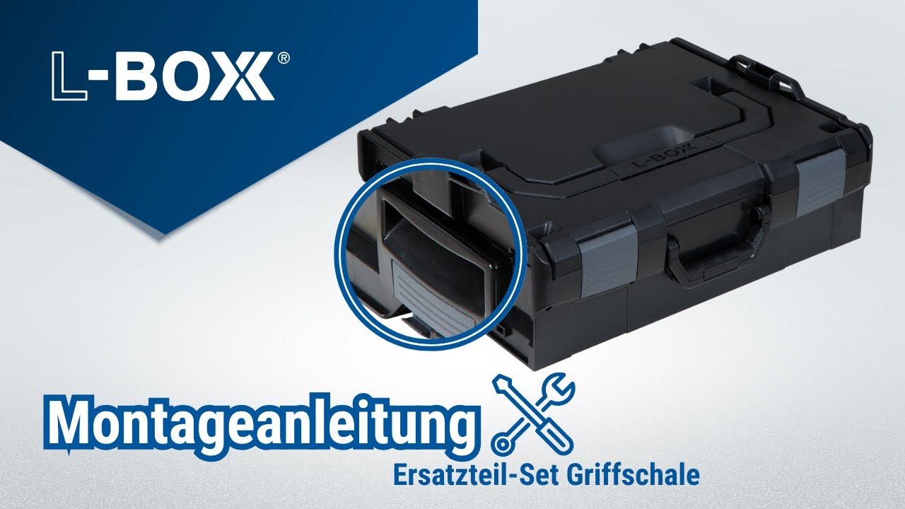 L-BOXX Montageanleitung: Ersatzteil-Set Griffschalen 🛠🧰