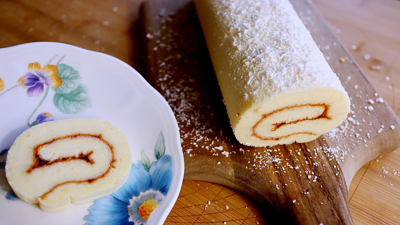 Christmas Swiss Roll Recipe / Swiss Roll Cake Recipe瑞士蛋糕卷 YouTube