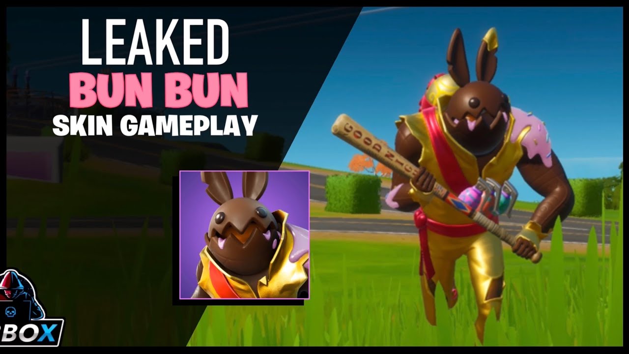 LEAKED “BUN BUN” SKIN GAMEPLAY!!! (Fortnite Battle Royale) - YouTube