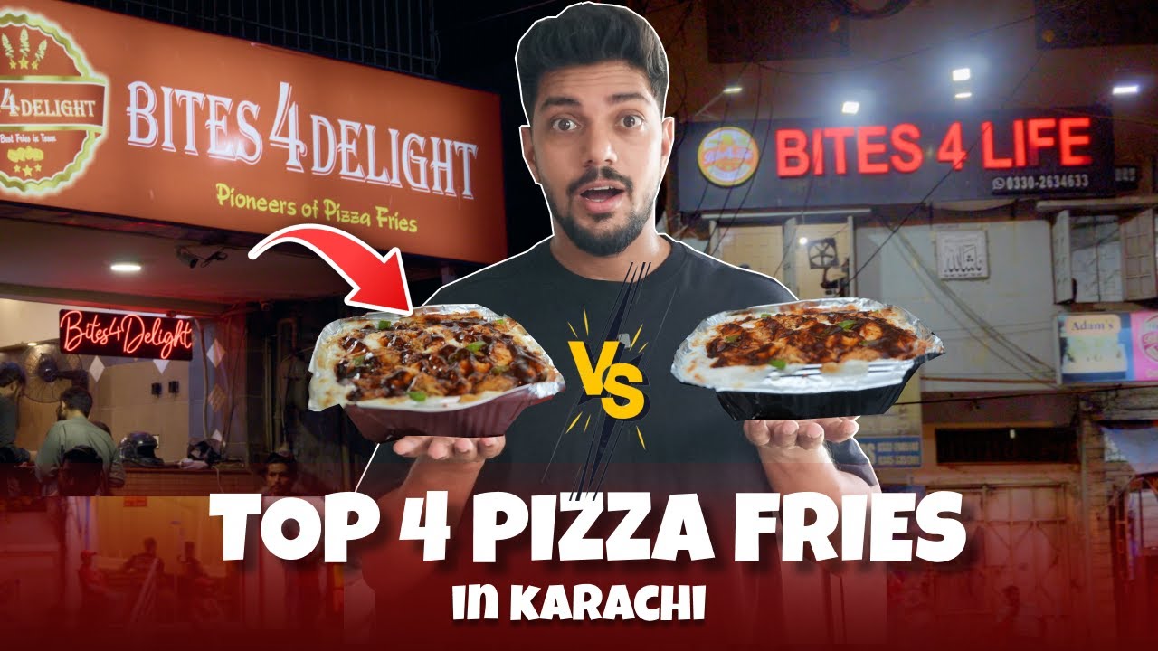 I Tried the 4 Best Pizza Fries in Karachi! Only 1 Wins!
