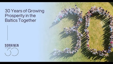 30 Years of Growing Prosperity in the Baltics Together