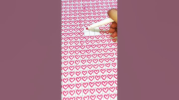 Vẽ thật nhiều trái tim tặng các bạn tốt bụng #drawing #draw #shorts #funny #heart #foryou #artist