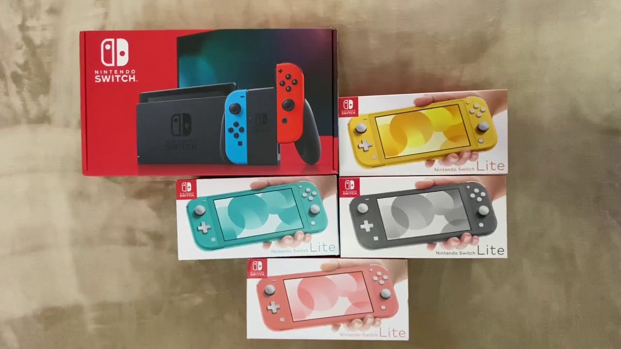 Unboxing Nintendo Switch Lite Coral (Pink) - YouTube