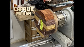 Scrapwood glued and turned, what will it be?