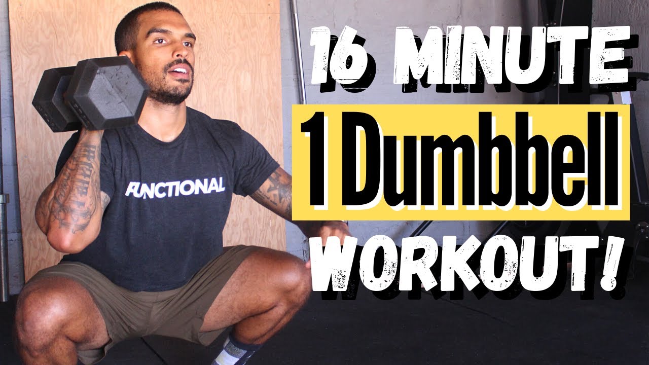 16 Minute HIGH INTENSITY Single Dumbbell Workout - YouTube