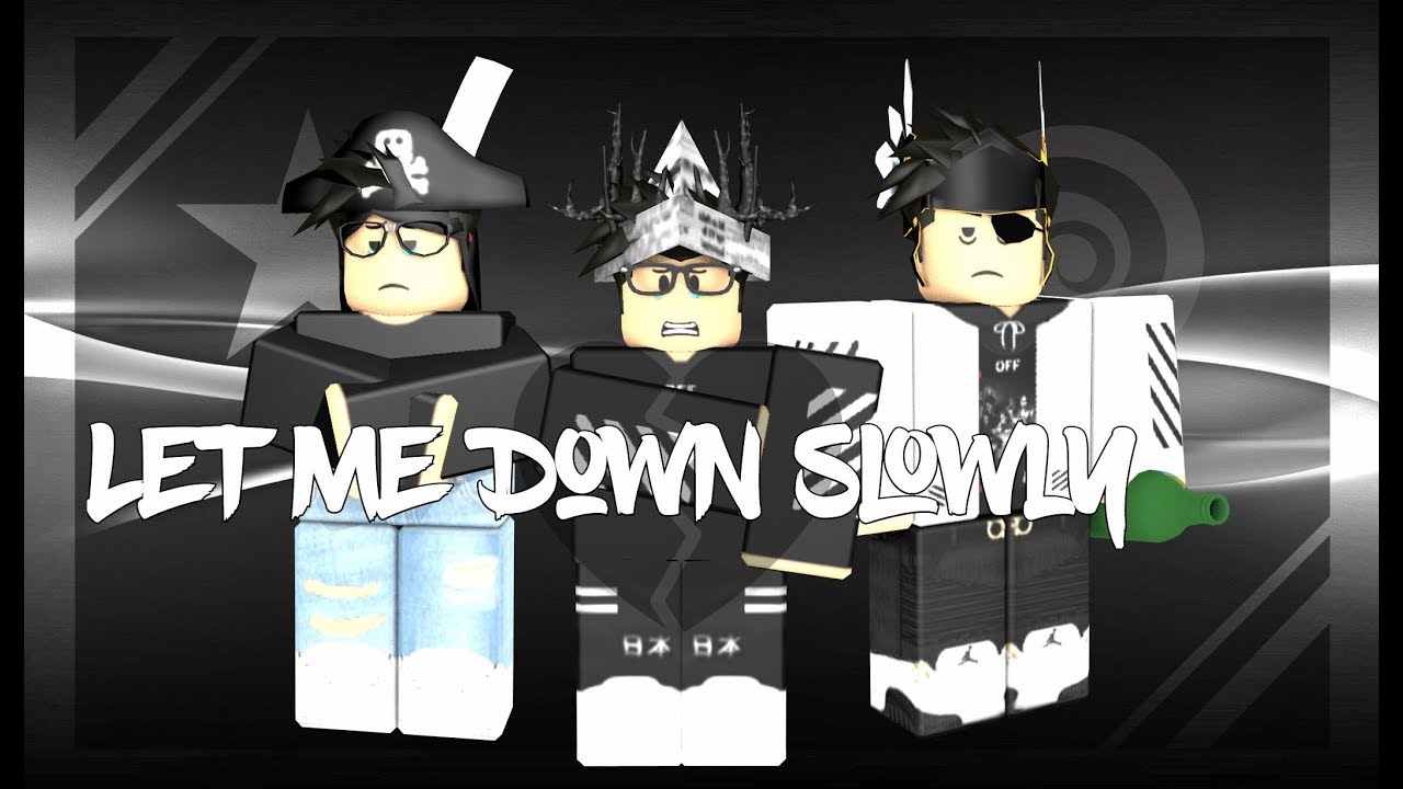 Alec Benjamin Let Me Down Slowly A Roblox Music Video Youtube - dont let me down roblox royale high music video