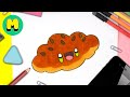 COMO DIBUJAR UN CROISSANT KAWAII ???? Dibujos faciles kawaii ???? Aprender a dibujar con Jape
