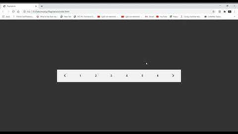Awesome Pagination Buttons Using Only HTML & CSS