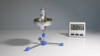 Gyroscope Rising Experiment: 9.70 g or 6.52% Added Weight (SEE DESCRIPTION)
