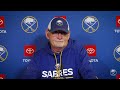 "It Was An Emotional Game" | Lindy Ruff On Game Against Tampa Bay Lightning | Buffalo Sabres