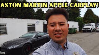 CarPlay Installed on Aston Martin Vantage's Factory Screen!