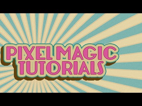 Retro s Text Effect - Photoshop Tutorial