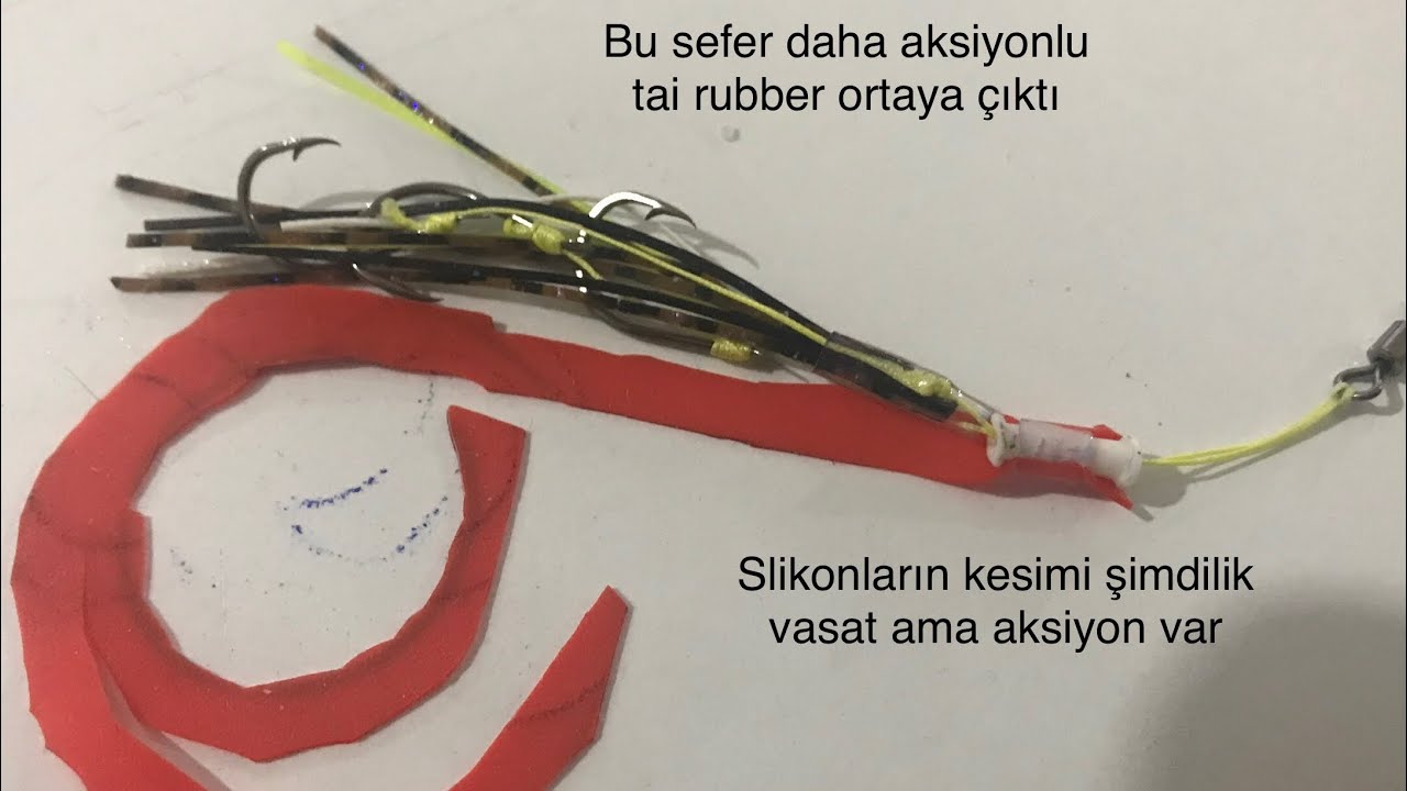 Tai rubber denemelerim, maliyeti düşürmek için imkanlarım kadar yaptım. Başarılı olurmu? balık bilir