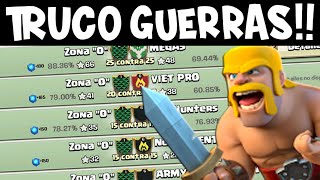 TRUCO para GANAR GUERRAS con INCREÍBLE RESULTADO!! - Clash of Clans