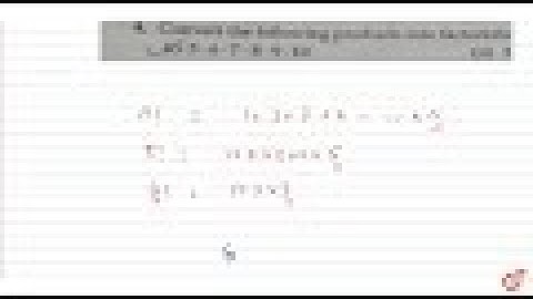 Convert the following products into factorials   5*6*7*8*9*10