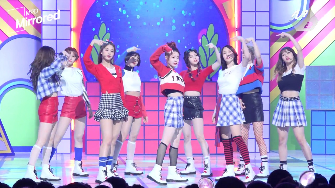 [Mirrored MPD직캠] 트와이스 KNOCK KNOCK 거울모드 직캠(안무영상) Twice Choreography Fancam @엠카운트다운_170223