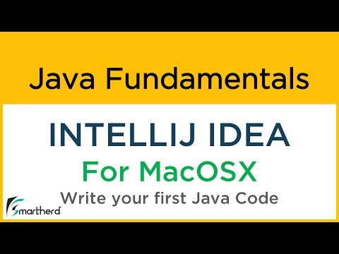 How to write and run your First Java program on MAC OSX INTELLIJ IDEA. Java Tutorial #0.4