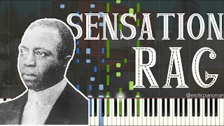 Scott Joplin & Joseph F. Lamb - Sensation Rag (Solo Ragtime Piano Synthesia)