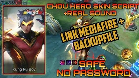 Script chou vhero thunder fist mobile legend no password link media fire