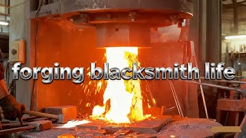 Inside the forging factory Sweat Soaked Workers Forge Steel #manufacture #machine #forging #factory