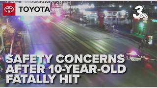 10-year old's death renews safety concerns on busy East Las Vegas road