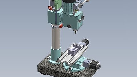 Quick tool changer CNC mill