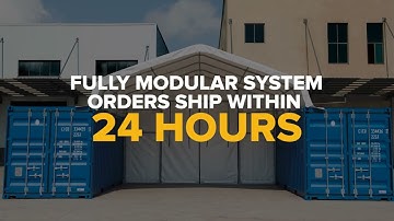 Workshell Container Shelter | Shipping Container PVC Shelter