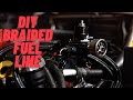 How to Make Braided AN Fuel Line Subaru STI (Aeromotive A1000)