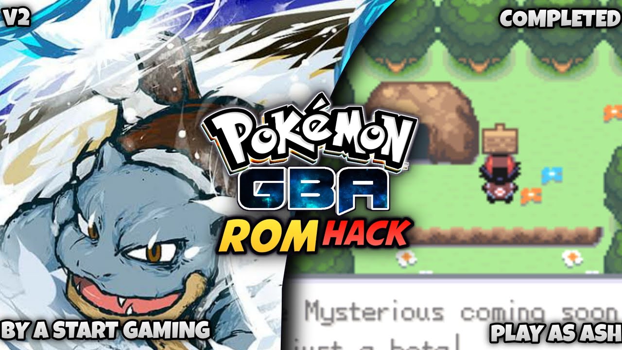 NEW Completed Pokemon GBA ROM Hack with new tilesets, hero, graphics ...