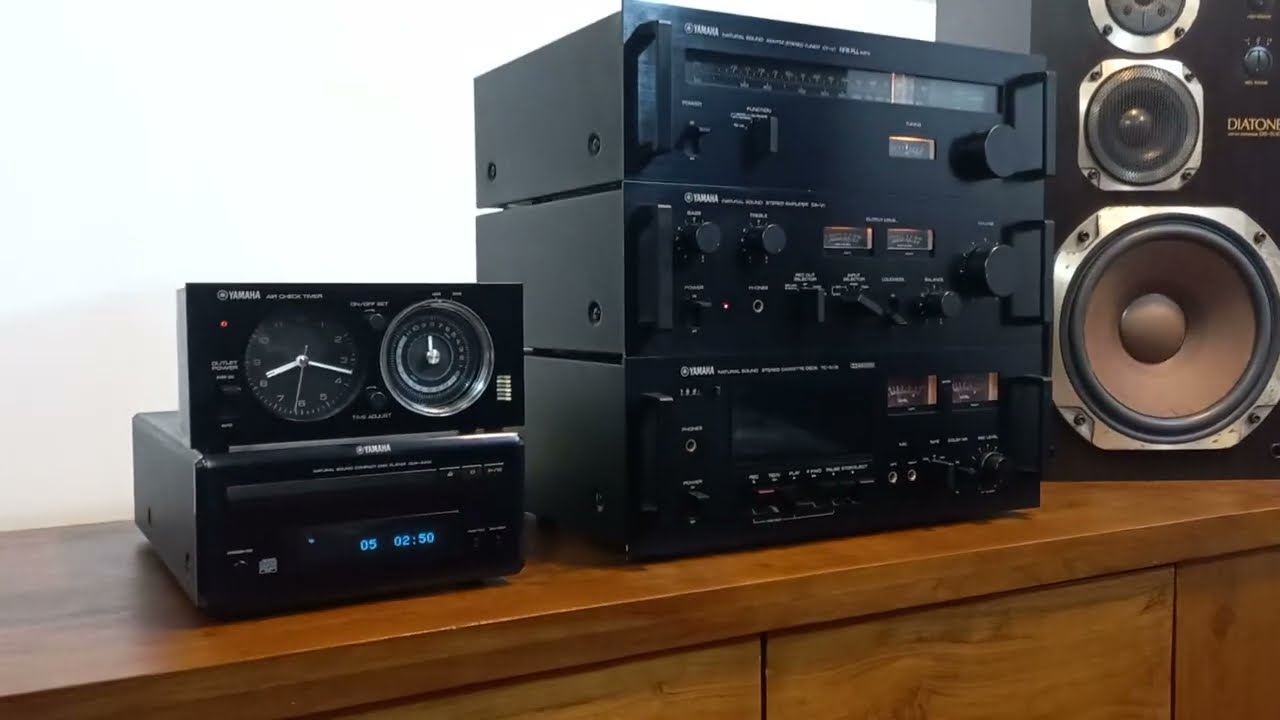 YAMAHA Vintage Audio Setup  - V1 series (CA-V1, CT-V1, TC-511B)
