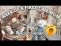 Realistic Week of a First Time Mum UK #7 | No Sleep & Back to Work AFTER MAT LEAVE | HomeWithShan
