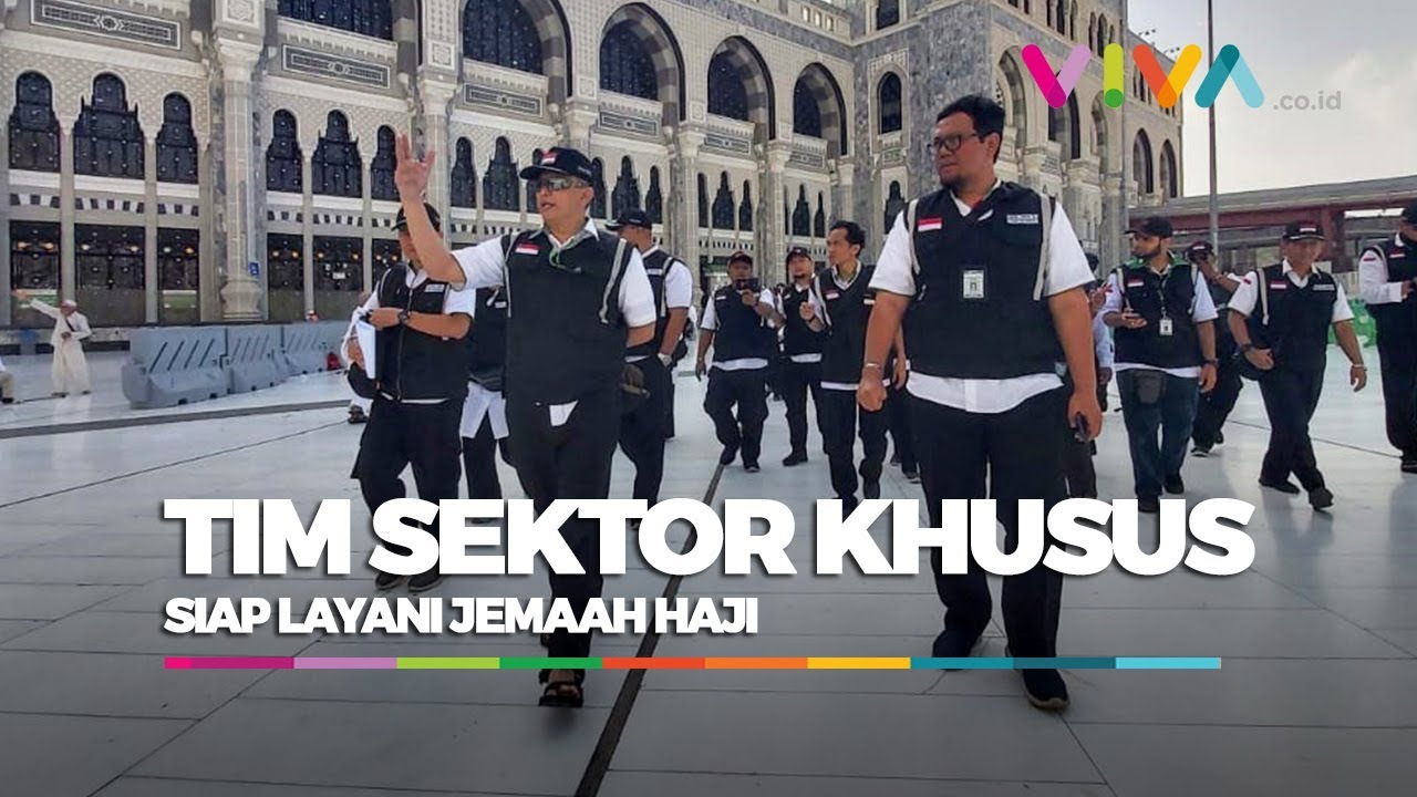 newspaper mockup Tim Sektor Khusus Masjidil Haram Siap Layani Jemaah Haji RI