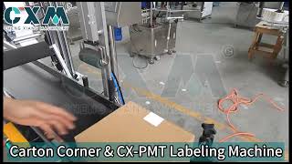 Carton Corner & Flat Surface Labeling – CX-PMT | Automatic Carton Corner Labeling