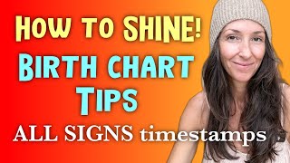 Finding AUNTHENTICITY 🌱 how to read your BIRTH CHART 💚 TIPS 