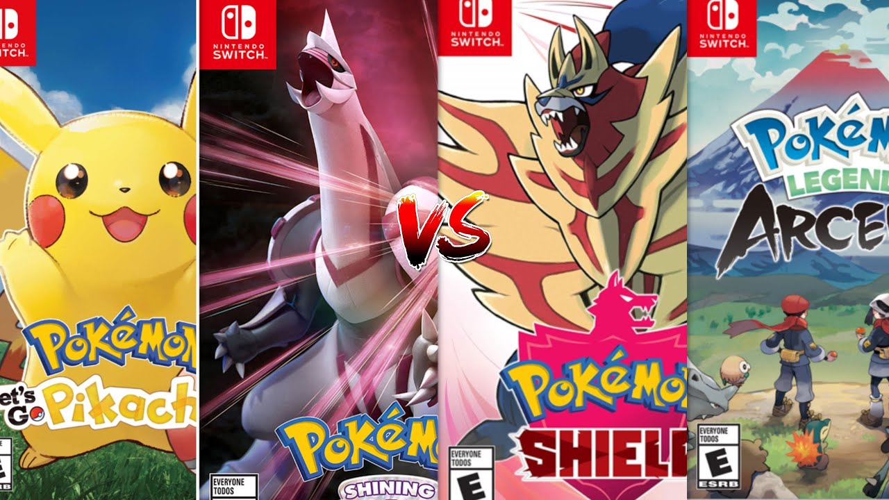 All 4 Switch Pokemon Games Ranked! 