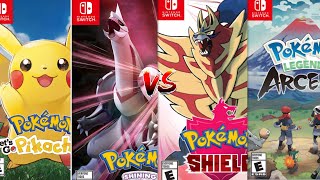 All 4 Switch Pokemon Games Ranked! screenshot 4
