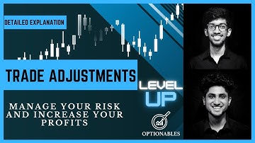 Intraday Trade Adjustments | How to Manage Intraday Straddles and Strangles System| Optionables